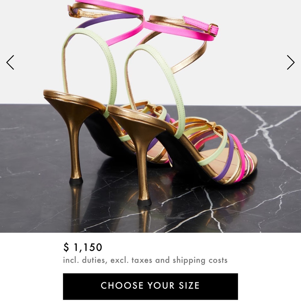 Valentino multicolor sandals - Picture 2 of 9